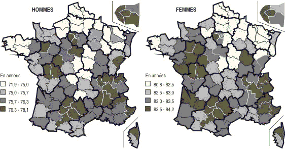 Frankreich Lebenserwartung